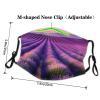 YYHWHJDE Washable Adult Face Mask, Soft and Breathable, Lavender Fields view 4