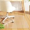 Transparent PVC Chair Mat, Floor Protector for Office Chairs, Waterproof and Scratch-Resistant, 60 x 60 cm / 80 x 120 cm / 100 x 160 cm (Thickness: 2.0 mm/0.08 in; Size: 50 x 50 cm) view 1