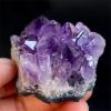 RVBLRDSE Raw Amethyst Stone, 100–120 g, Natural Amethyst Cluster, 2-Piece Amethyst Teeth Crystal Specimen view 2