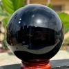 RVBLRDSE 190 g Natural Obsidian Ball Decoration, BallStone Collection Crystal Specimen view 2