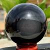 RVBLRDSE 190 g Natural Obsidian Ball Decoration, BallStone Collection Crystal Specimen view 3