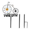 CAXUSD Decorative Iron Bicycle Garden Stake view 1