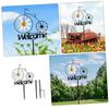 CAXUSD Decorative Iron Bicycle Garden Stake view 3
