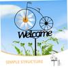 CAXUSD Decorative Iron Bicycle Garden Stake view 4
