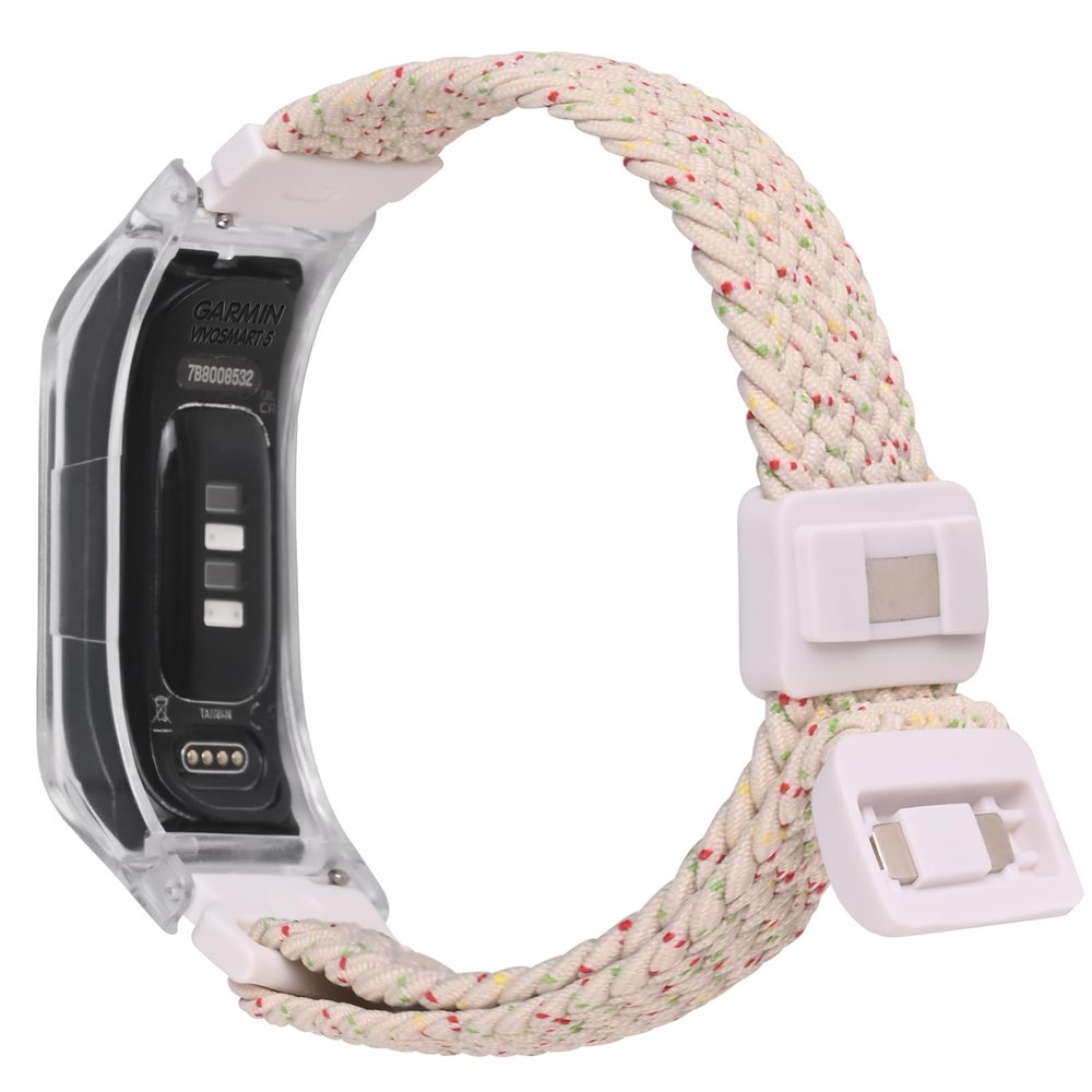 C2D JOY Braided Nylon Band with Quick Release Compatible with Garmin vívosmart 5, Adjustable Elastic Sport Wristband – Starry Glow