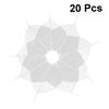 STOBOK 40-Piece Dried Natural Skeleton Leaves for Bookmarks, Greeting Cards, Scrapbooking and Crafts view 3