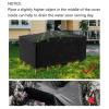 HOLEILUCK Waterproof Garden Furniture Cover, 130 x 55 x 100 cm, Black view 4
