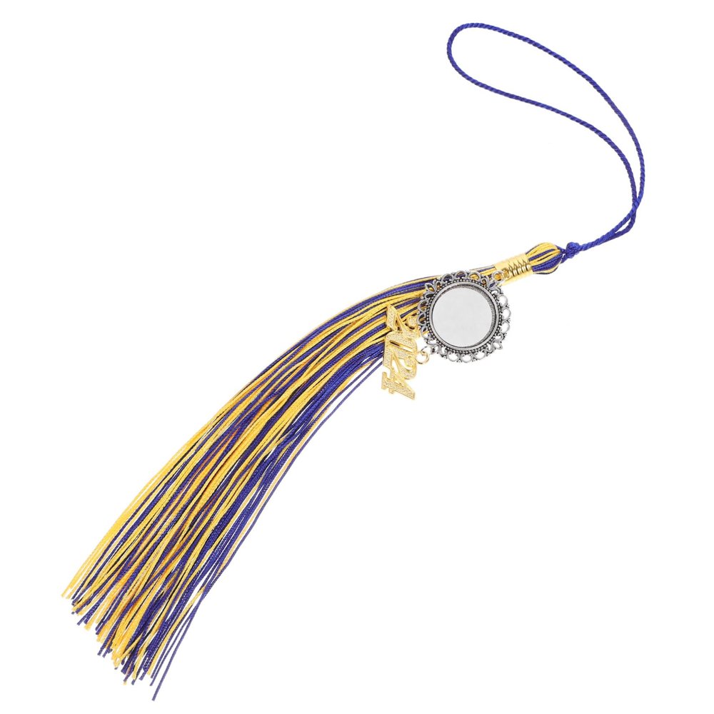 CAXUSD Black Tassel Pendant for Graduation Cap, Blank
