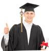 CAXUSD Black Tassel Pendant for Graduation Cap, Blank view 3