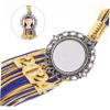 CAXUSD Black Tassel Pendant for Graduation Cap, Blank view 4