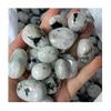 CZAOINCU Natural Quartz Room Decor, Polished Tumbled White Moonstone Crystals, 200 g, 2025 mm view 1