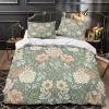 TNFHSOFT Flower Duvet Cover Set, 3D Floral Watercolor Pattern, Microfiber view 3
