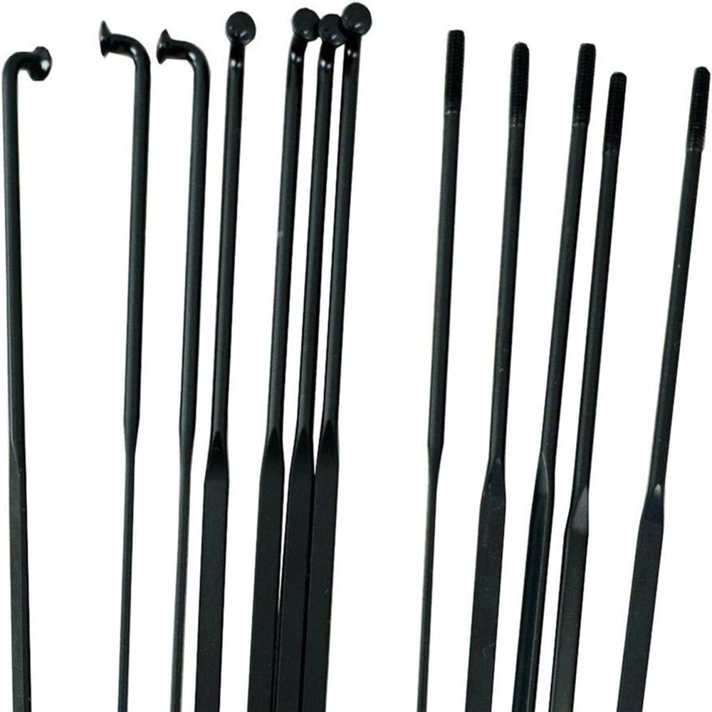Stainless Steel Bicycle Spokes, 36-Piece Set, 14G, 252–285 mm