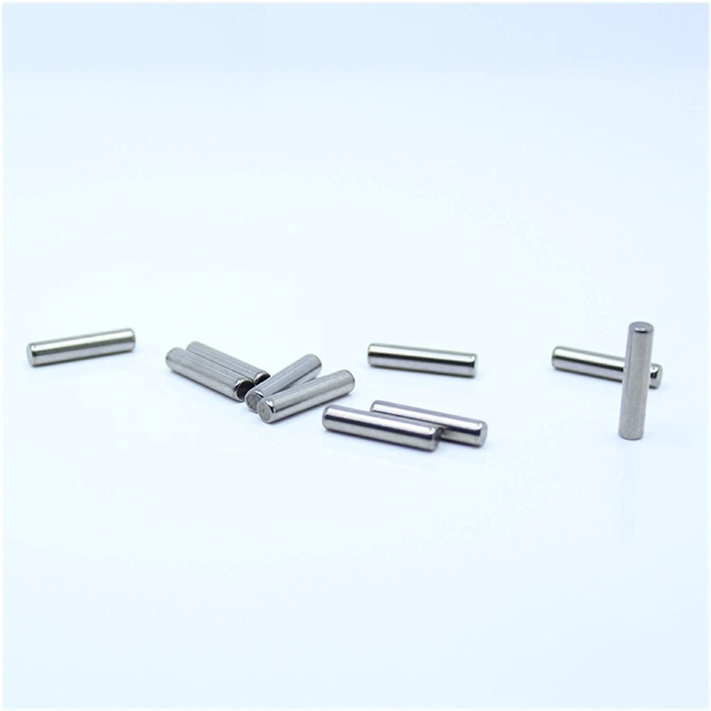 TMP1105 3 x 13.8 mm Cylindrical Pin Bearing Rollers, High-Carbon Chromium Bearing Steel, SUJ2 Needle Rollers, 50 Pieces, Parallel Pins