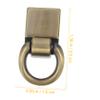 Metal Purse Buckles, 4 Pieces, Sturdy Chain Suitcase Buckles view 2