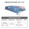 MKNAZ Rectangular Cherry Blossom Fabric Tablecloth, 183 x 137 cm view 2