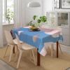 MKNAZ Rectangular Cherry Blossom Fabric Tablecloth, 183 x 137 cm view 4