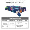 MKNAZ Rectangular Cartoon Sea Fish Tablecloth, 183 x 137 cm view 2