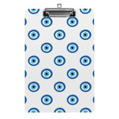 A4 Evil Eyes Acrylic Clipboard for Office and School