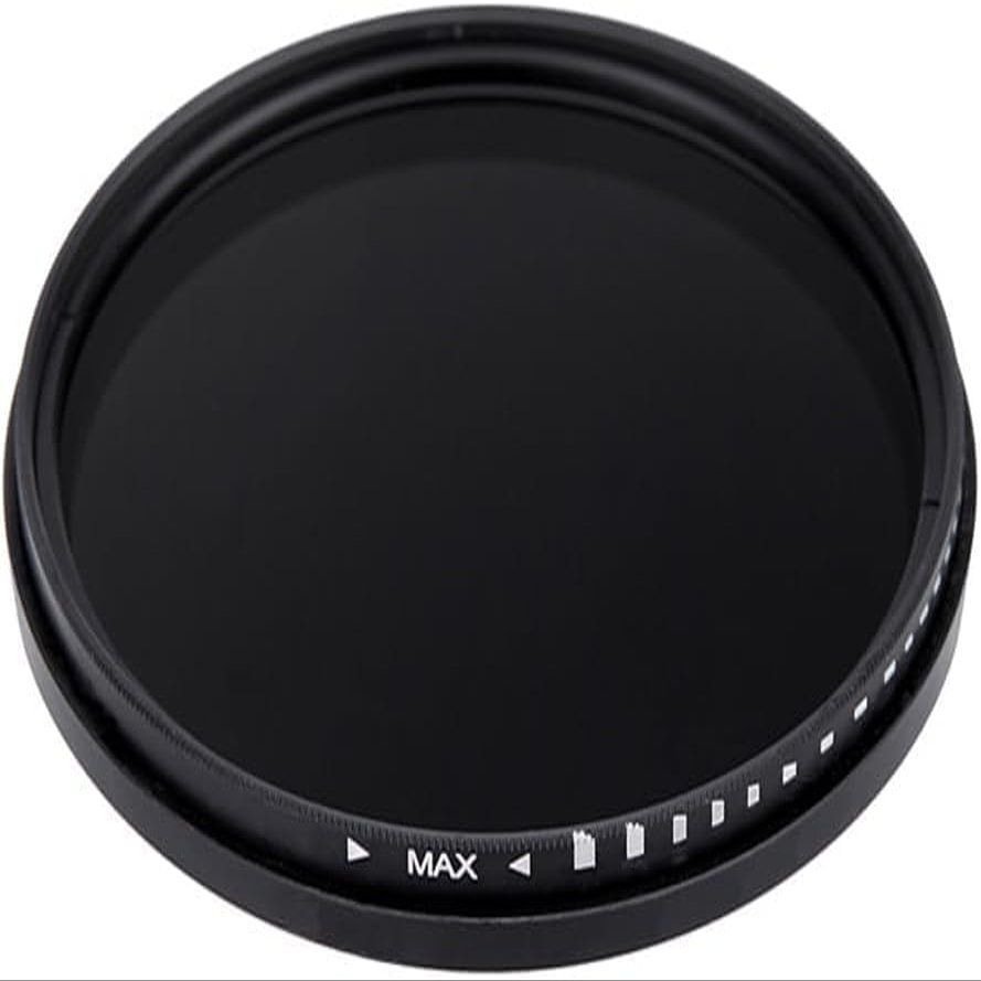 Premium Variable ND Filter (ND2–ND1000) for Sony Alpha DSLR-A850, 49 mm