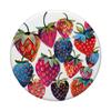 Decorative Berries, Vibrant Patterned Strawberry Illustration PopSockets with Swappable PopGrip view 3