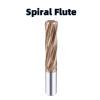 Coated Carbide Machine Reamer, Spiral Flute, 3.5 mm, H7 Tolerance, 6 Flutes view 2
