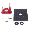 Router Lift Platform, Flip Board, Small Router Plate (Black) view 4