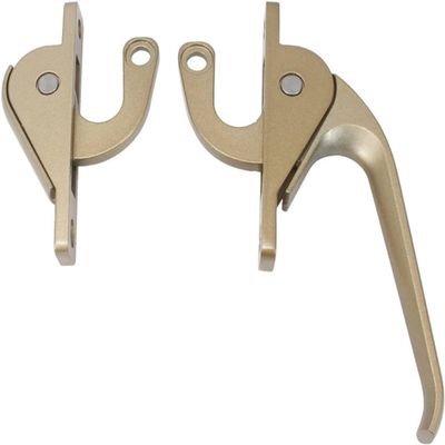 Lockable Window Handle with Up-and-Down Connecting Rod, Gold, Size A