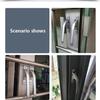 Lockable Window Handle with Up-and-Down Connecting Rod, Gold, Size A view 3