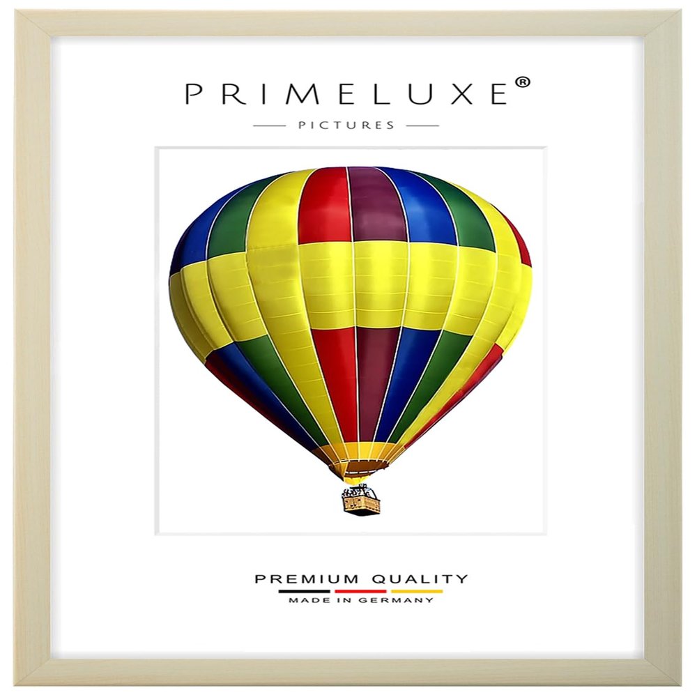 PrimeLuxe Wooden Picture Frame 20 x 40 cm (Image Size), Natural Maple | Color and Size Selectable | Frame for Posters, Puzzles and Photo Collages | MADE IN GERMANY