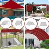 Sun Shade Sail 1.2 x 1.6 m, Sand Yellow view 3