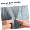 Tofficu 5 Sets of Covered Satin Buttons for Suits and Dresses, 15 Pieces per Set view 4