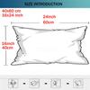 Corduroy Decorative Pillow Cover, Fruit Green, 40 x 60 cm view 2