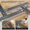 500 mm Aluminum Alloy Guide Rail for Trim Routers view 3