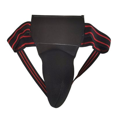 Komdndht Groin Protector for Boxing, Taekwondo, Kickboxing and Martial Arts Training, Men's Athletic Cup, Abdomen Protection, Easy to Use, Black