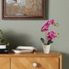 Comebachome Artificial Orchid in Pot, 15.7-Inch Realistic Faux Orchid, Purple view 3