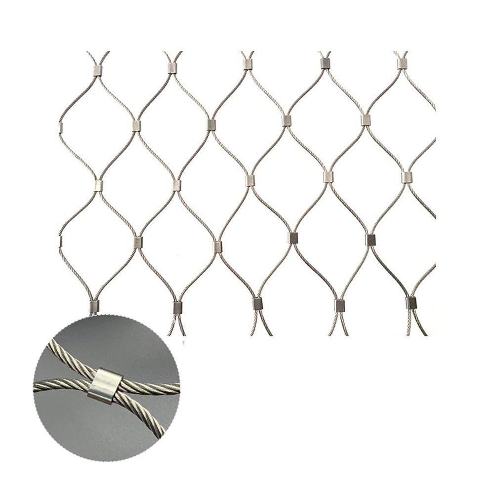 Aoisavch 304 Stainless Steel Wire Mesh, 11 x 11 cm/12 x 12 cm, 1.5 x 5 m
