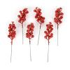 Mumuve 6/24-Piece Artificial Berry Branch Bouquet for Christmas Home Decor view 2