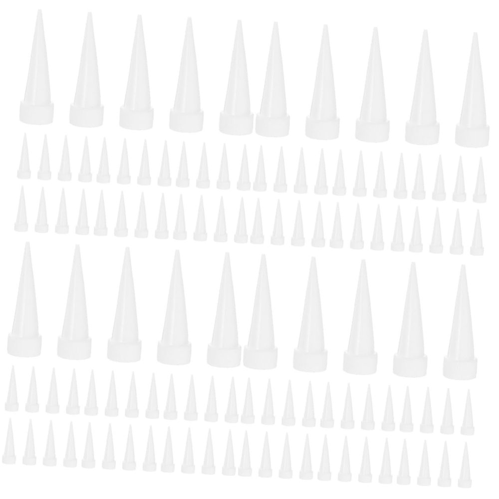 NUOBESTY 400-Piece Caulking Nozzles, Precision Tips, Easy to Replace and Clean