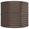 Chaduof Planter Box, Powder-Coated Steel, 296 x 80 x 68 cm, Brown view 4