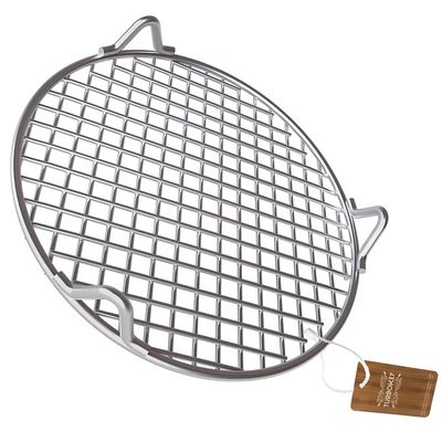 Turbokey 304 Stainless Steel Grill Rack, Round, 30.5 cm, with Legs