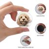 Evans1nism Glass Refrigerator Magnets, Cockapoo Design, 4-Pack view 2