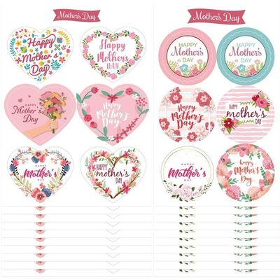 Ericetion Mother's Day Stickers, 120 Pieces/20 Sheets