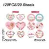 Ericetion Mother's Day Stickers, 120 Pieces/20 Sheets view 2