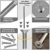 50 M5 x 40 mm Countersunk Hex Socket Screws, Stainless Steel A2, Full Thread, DIN 7991 view 2