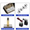 JMRTQMEC 3-Way, 2-Position Pneumatic Solenoid Valve 3V210-08, DC12V (10mm Fittings-03) view 4