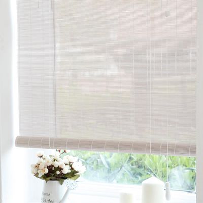 Sh000ad Wei Bamboo Roller Blind, Light-Filtering Privacy Sun Shade, 70 x 170 cm