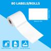 Gvhntk Thermal Label Tape, White, 50 x 80 mm, 240 Labels view 2