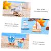 SEWOART 7-Piece Resin Seabird and Sailboat Decor Set view 4