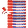 edding Set of 10 Paper Markers, Glossy Ink, Red, 30, Round Tip 1.5–3 mm view 1